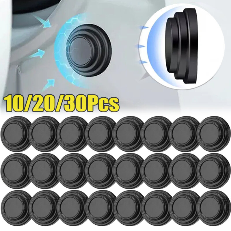 Car Door Anti-collision Silicone Pad Self-adhesive Sticker Door Closing Soundproof Silent Buffer Gasket Car Accessories