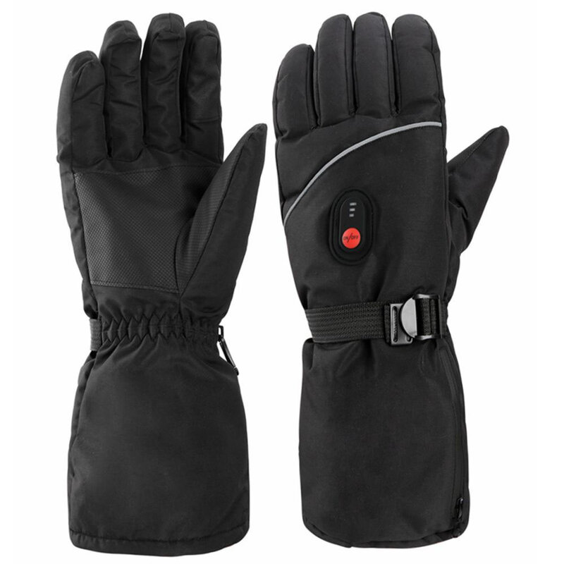 Зимние теплые перчатки с подогревом, регулируемые перчатки с подогревом для рук, для скалолазания, туризма