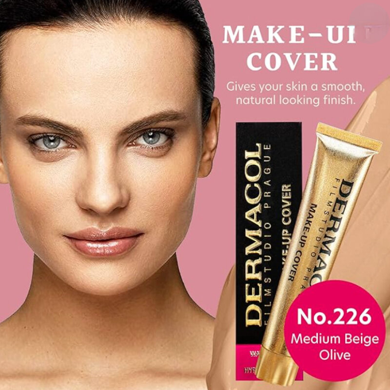 30g Full Cover Foundation Spf30 Liquid Matte Foundation for Oily Skin Acne and Eye Bags Waterproof Long-lasting Makeup
