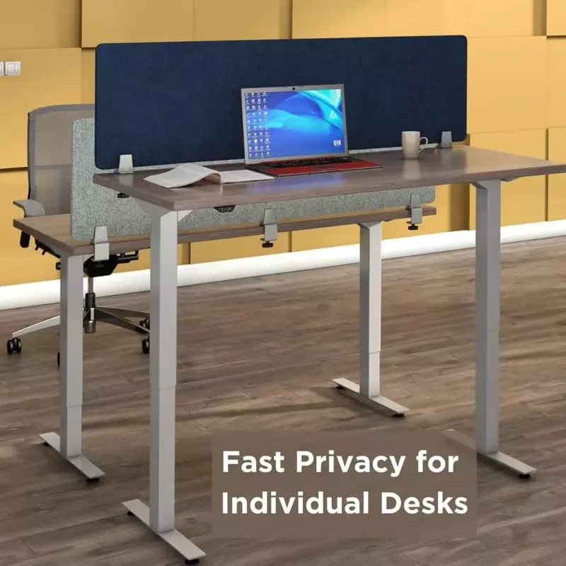 Divisor de escritorio a prueba de sonido, protectores de privacidad para escritorios de estudiantes y paneles de privacidad de escritorio. Cubículo de pared para oficina