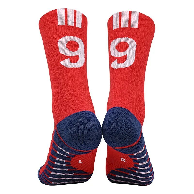 Professional soccer socks Paris Club Star number football sock Men's sports socks Men's socks Football socks Middle tube socks