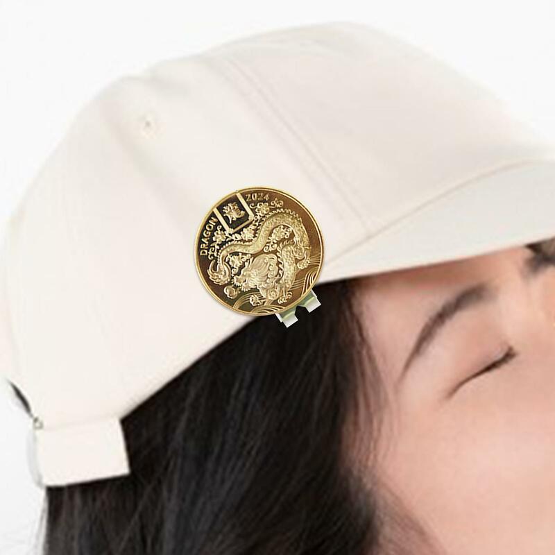 علامة كرة الجولف للرجال والنساء ، مشبك قبعة معدني ، هدايا جديدة