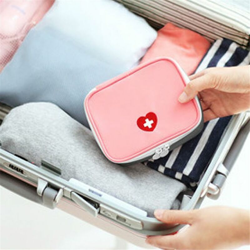 Outdoor First Aid Kit Bag Mini Medicine Storage Portable Household Medical Emergency Organizer Pouch Survival Travel Accessories