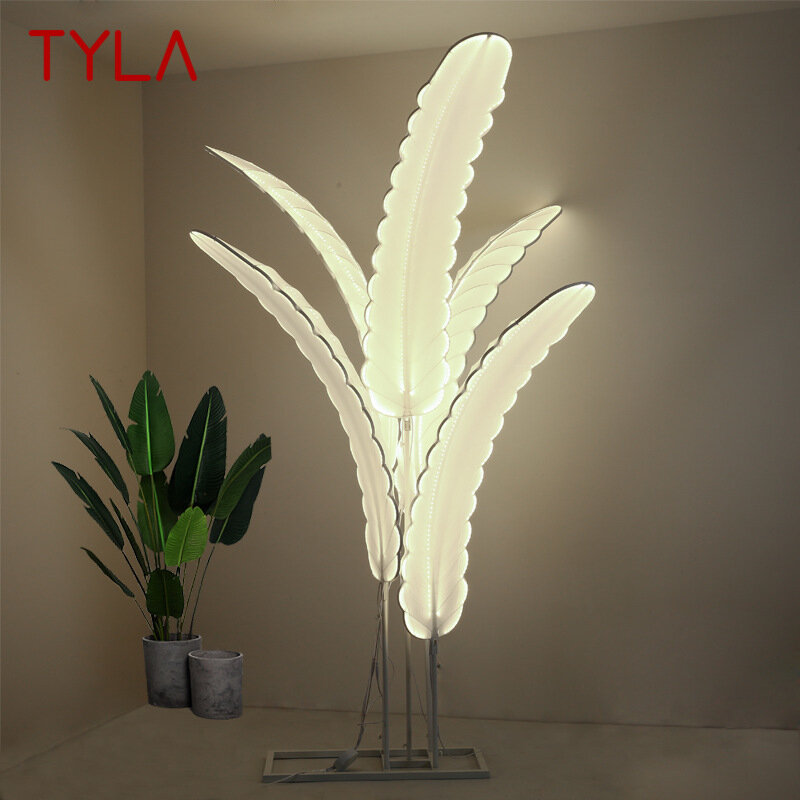 TYLA Modern Atmosphere Lamp LED Indoor Creative Plantain Leaf Landscape for Home Wedding Party Stage Decor Light