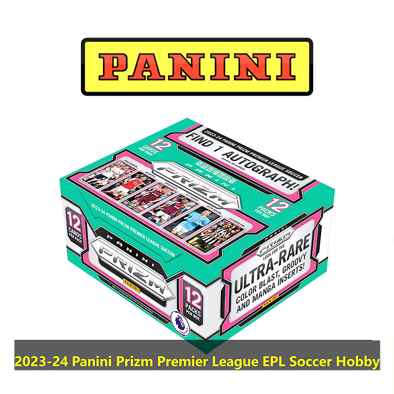 Tarjeta de estrella de fútbol de la Premier League, Prizm Panini de Character, Colección rara, juguete de dibujos animados, regalo, 2023-2024