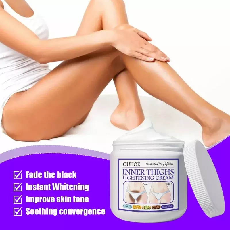 Body Whitening Cream Dark Skin Intimate Areas Brightening Cream Armpit Knee Private Parts Underarm Body Cream Lotion Skin Care