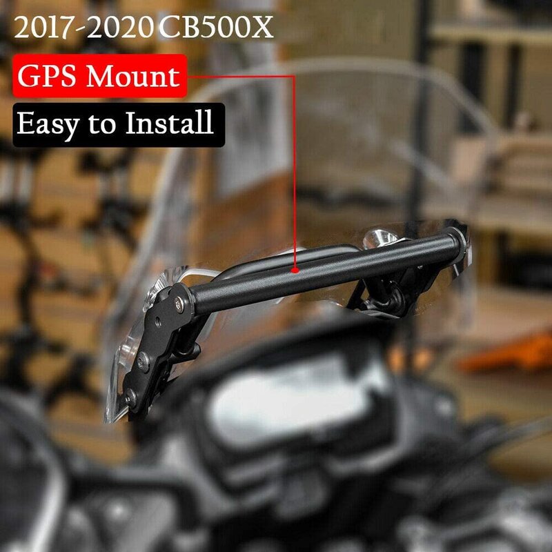 Suporte para telefone de motocicleta, suporte de navegação GPS com estojo para Honda CB500X e CB500 X, CB 500X