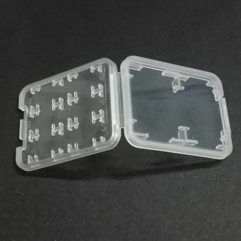 Boîte de rangement transparente multifonctionnelle pour carte mémoire, support TF SDHC Méventuelles D