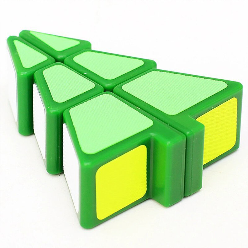 Cubo mágico cubo árvore de natal crianças educacional melhor presente brinquedos aprendizagem quebra-cabeças de plástico decorações de natal mágico foto cubo