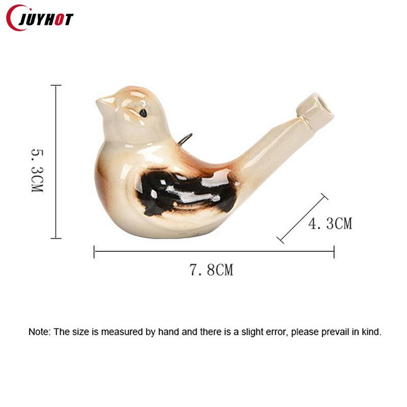 Coloured Drawing Water Bird Whistle Funny Musical Instrument Kids Bathtime Toys Girls Boys Early Learning Educational Toy