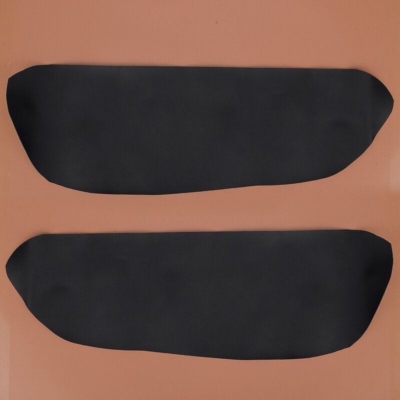 PU Leather Front Door Armrest Panel Covers, preto, apto para Ford Escape 2001 2002 2003 2004 2005 2006 2007, 2 peças