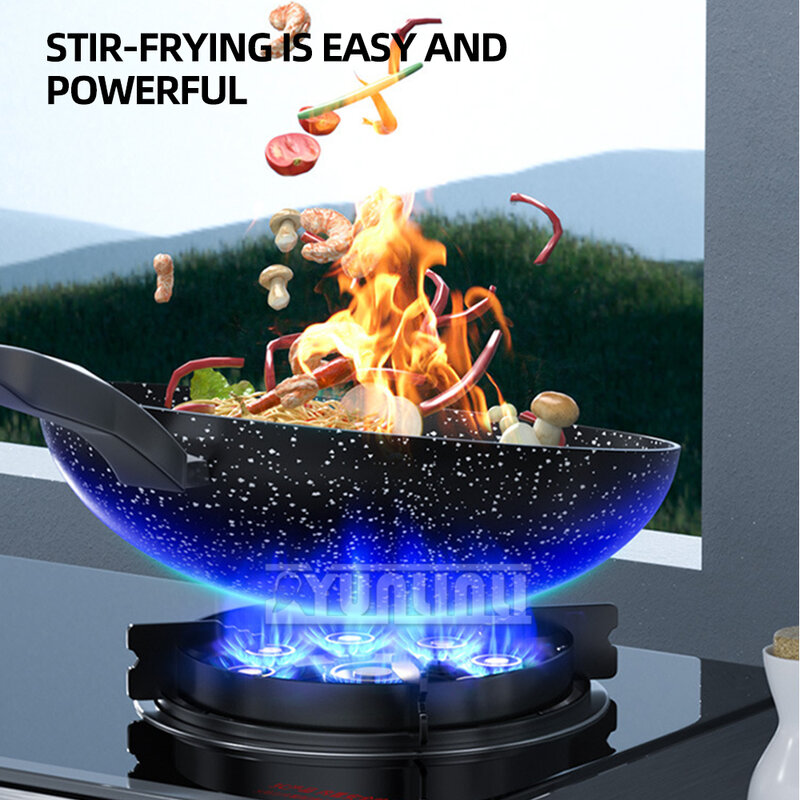 Кухонная газовая плита с ожесточенным огнем, домашняя кухонная плита, настольная газовая плита с сжиженным природным газом