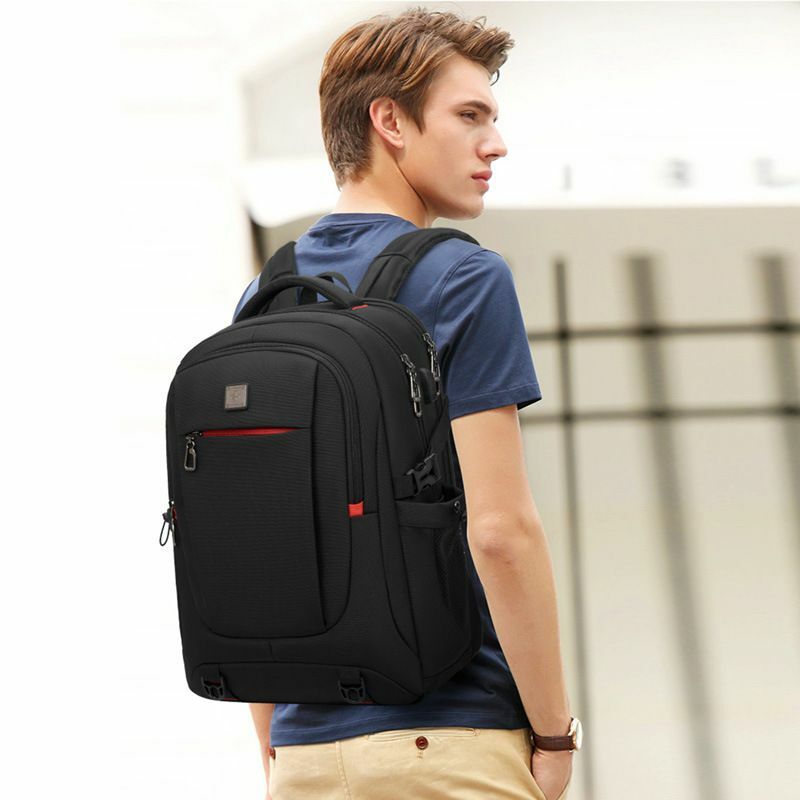 Backpack Cabin 50*22*34 Multifunctional Waterproof Bags Male Laptop Backpack USB Charging Backpack Travel Bag Schoolbags