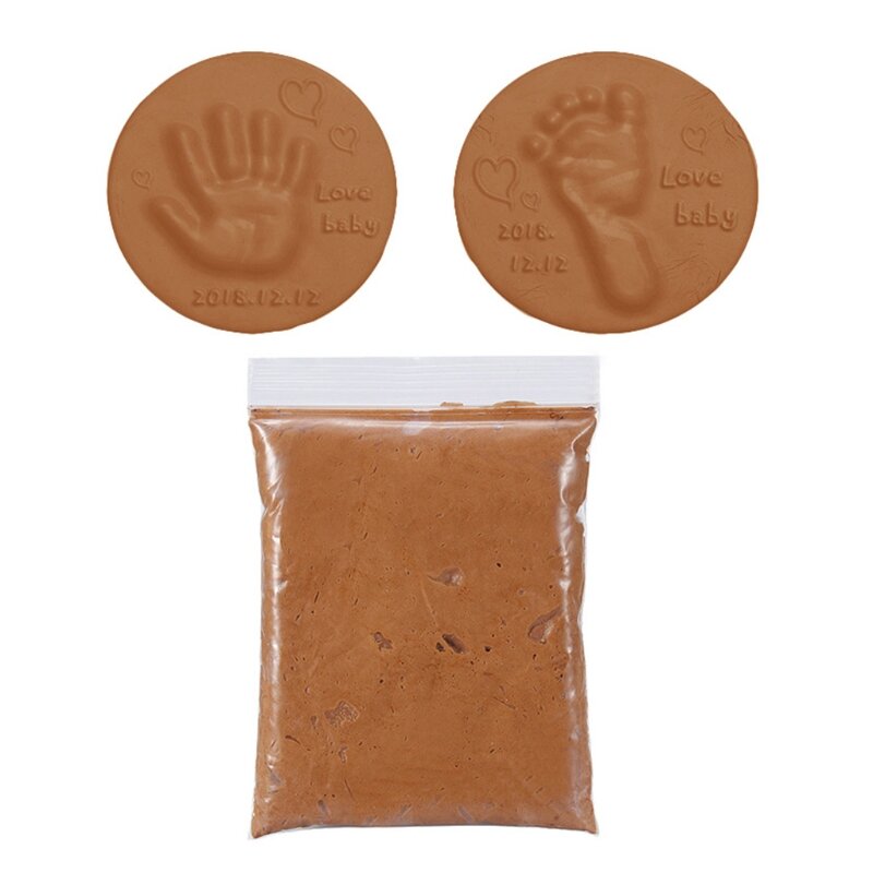 Мягкая глина с сушкой на воздухе, 20 г/пакет, отливка, игрушка для отпечатков пальцев на руке для родителей и детей