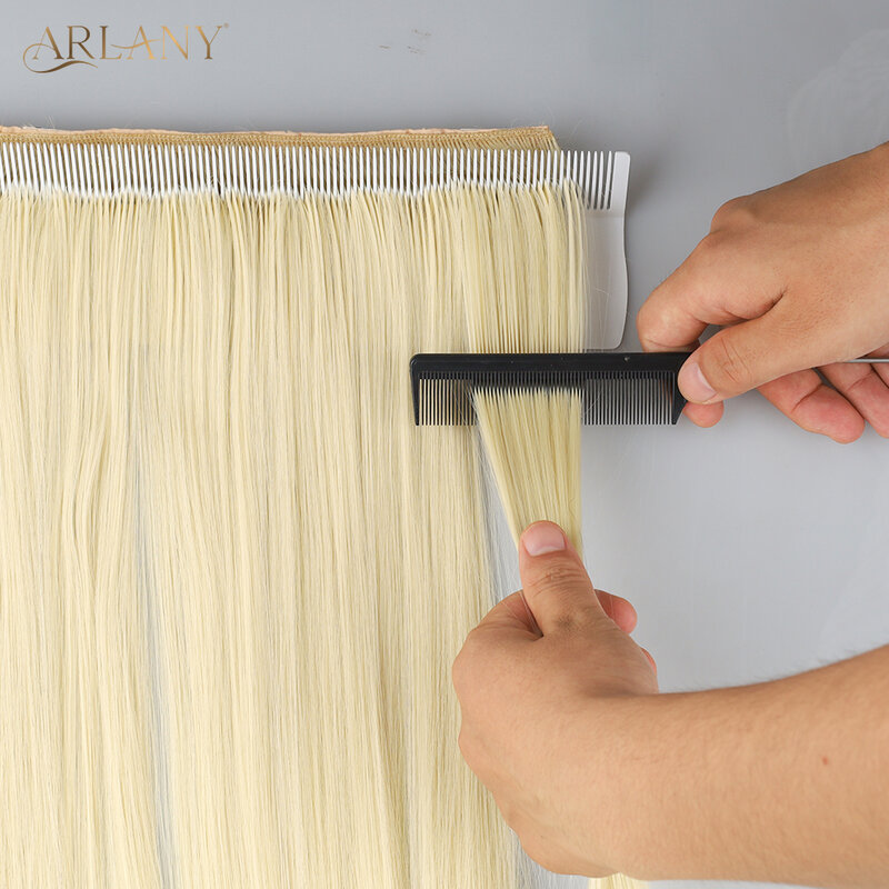 ARLANY-soporte para extensiones de cabello, percha para extensiones de cabello con cinta de doble cara, tejido ligero, exhibición de Wiging, estilismo