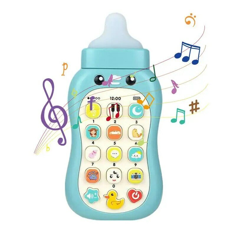 Peuter Speelgoed Telefoon Draagbare Mobiele Telefoon Educatief Leren Machine Voor Meisje Baby Telefoon Muziek Geluid Telefoon Slaapspeelgoed