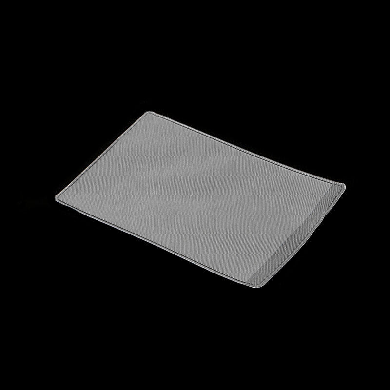 Funda protectora rectangular de plástico transparente para tarjetas de crédito, insignia de trabajo, 20 piezas