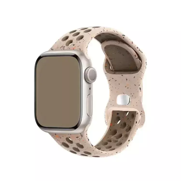 Ремешок силиконовый для Apple Watch Band 49 мм 44 мм 45 мм 42 мм 41 мм 38 мм 40 мм, спортивный браслет correa для iwatch 8 SE 7 6 5 Ultra 49 мм
