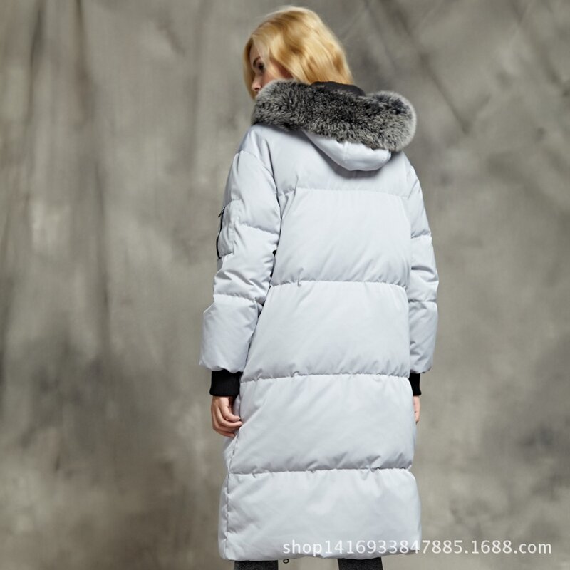 TFY 36-55 2022 abrigos de plumón de pato blanco XLONG para mujer de invierno y otoño