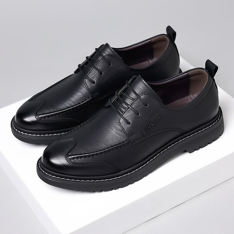 Men Dress Shoes black Patent Leather Oxford Shoe Male Formal Shoe Handsome Men Pointed Toe Shoes for Wedding party shoes