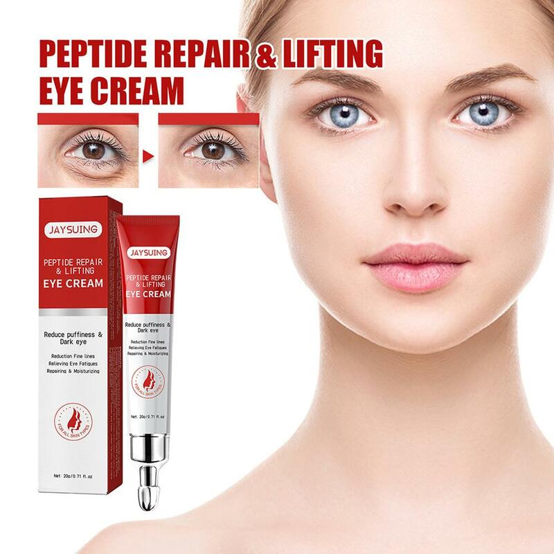 Kantong mata Anti lingkaran hitam Peptide, perbaikan mata krim kesehatan Serum pelembap mata kecantikan pemutih kekukuatan kerut P0D2