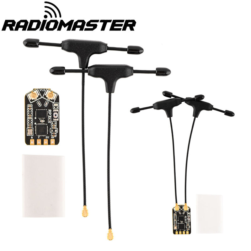 Antena Dual Radiomaster RP3, receptor Nano de largo alcance para Drones Whoops Fix-wing, 5V, 2,4 Ghz, 100mw, ExpressLRS, ELRS