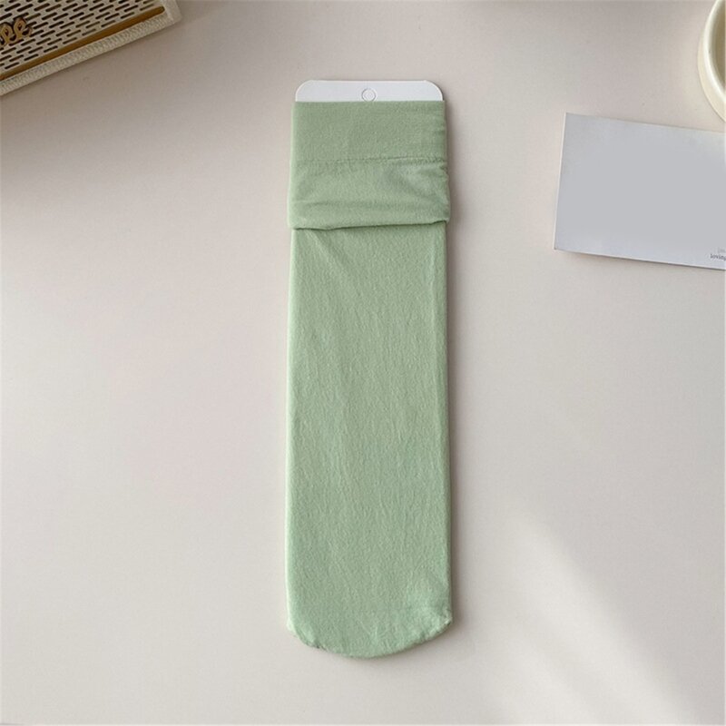Sweet JK Middle Tube Socks Summer Ice Silk Candy Color Breathable Calf Socks drop shipping