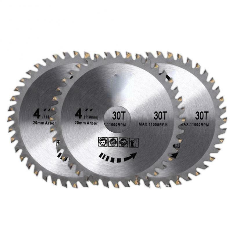 Lama per sega diametro 110mm 30/40 denti lama per sega circolare smerigliatrice angolare disco per sega con punta in metallo duro disco da taglio per legno