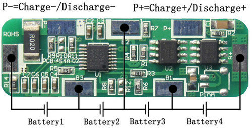 LWS Smart 3S 4S PCB 12 в 36 в 48 в сборе, литиевая батарея Uart, внешний аккумулятор PCB 18650 LiFePO4 BMS