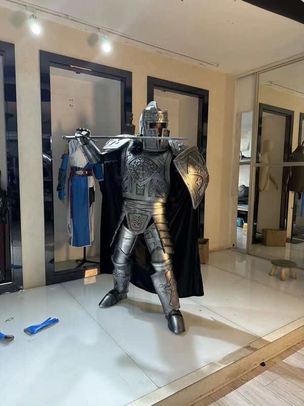 Knight Armor cavalier Cosplay Costume Wearable Customized make halloween festival club show outfit