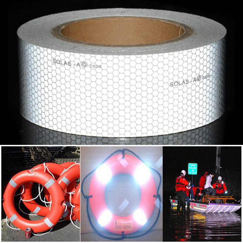 Waterproof Conspicuity Reflective Solas Grade Safety Maritime Tape Sew on