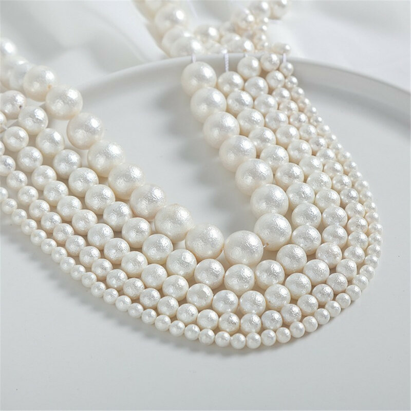 Natürliche Hotan Jade runde Perlen klares Wasser grün einzelne verstreute Perlen DIY handgemachte Armband Halskette Perlen Schmuck Materialien
