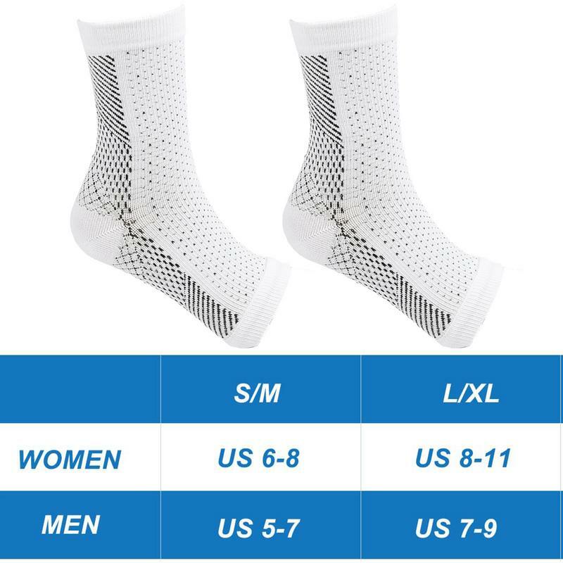 1 Paar Fuß Anti-Müdigkeit Knöchel unterstützung Linderung Schmerzen Kompression socken für Männer Socken für Frauen Sport Laufen Yoga Socken Klammer Socke