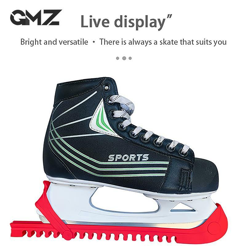 1 пара защитных чехлов с регулируемым лезвием для катания на коньках, универсальный чехол для хоккея с шайбой, гарантия защиты