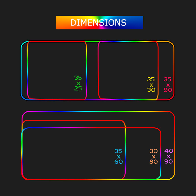 Nhật Bản Sóng Lớn Chơi Game RGB Miếng Lót Chuột Lớn Nhiều Màu Dạ Quang Cho Máy Tính Để Bàn 14 Màu Đèn LED Để Bàn Thảm miếng Lót Bàn Phím