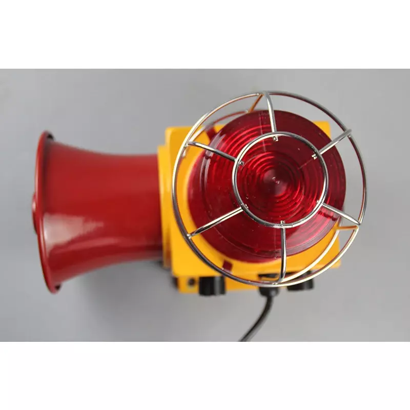 Dispositivo de sirena de bocina industrial, suministro directo de fábrica, sonido y luz, seguridad a-l-a-r-m, 120 decibelios