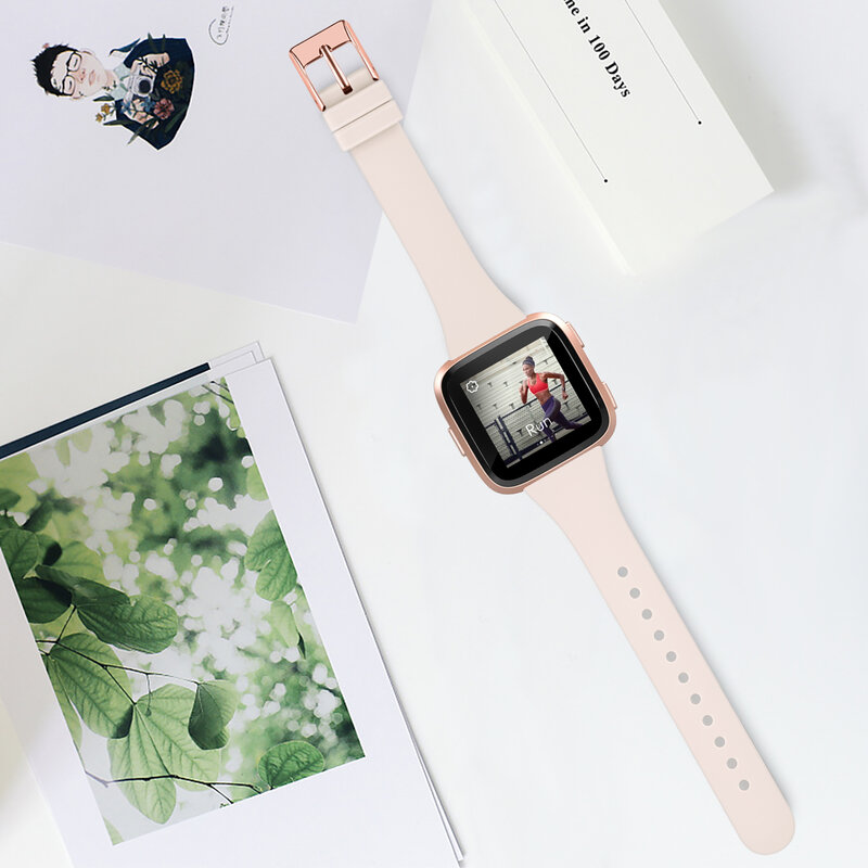 10 teile/los Dünne Silikon Strap für Fitibit Versa 2 Band Armband Armband Armband für Fitibit Versa Strap Smartwatch Zubehör