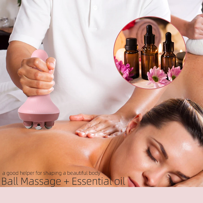 5-Kraal Staal Ball Massager Mini Massager Met Stalen Ballen Voor Spier Nek Schouder Been Pijnbestrijding Volledige body Massage Tool
