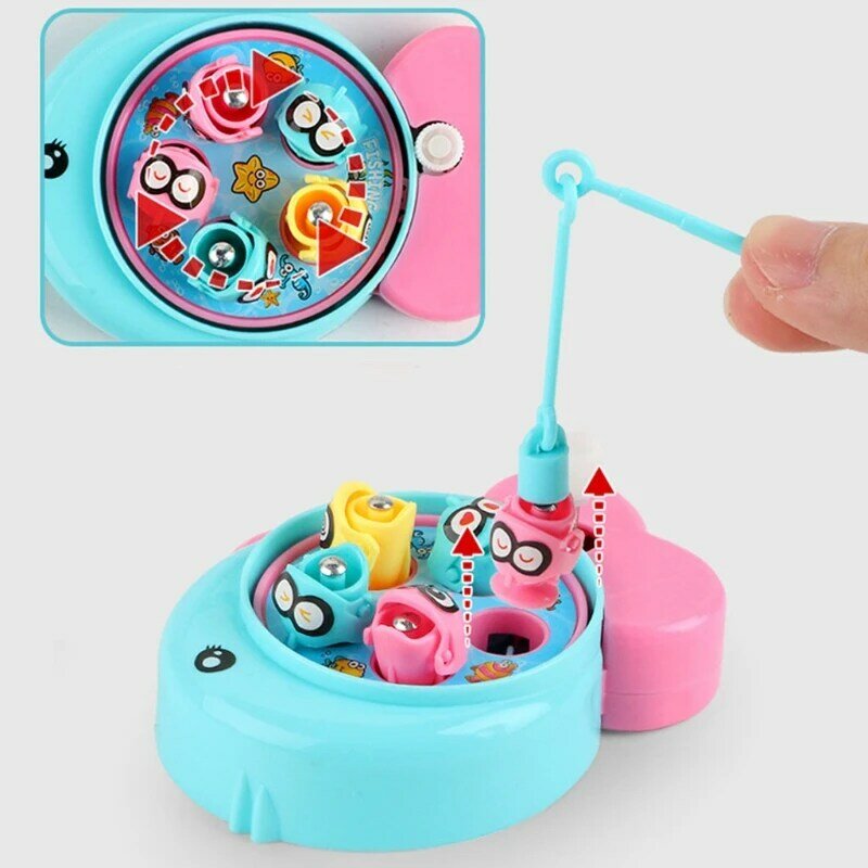 Mini Fishing Game Portable Fishing Toy for