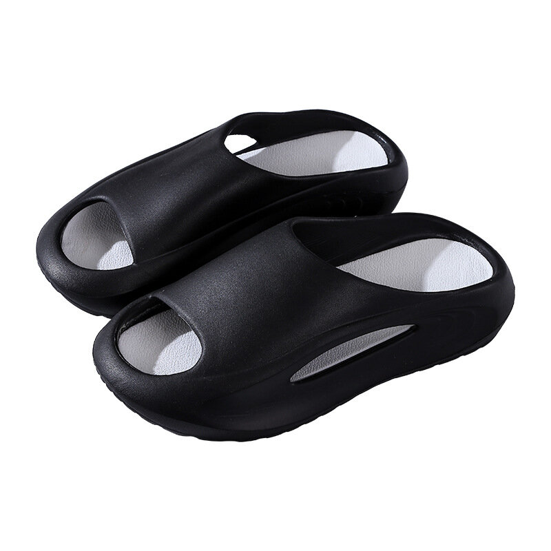 Men's Slippers Summer New Outwear Trend Beach Shoes Indoor Home Couple Casual Sandal Non Slip Soft Sole One Line Slippers Women
