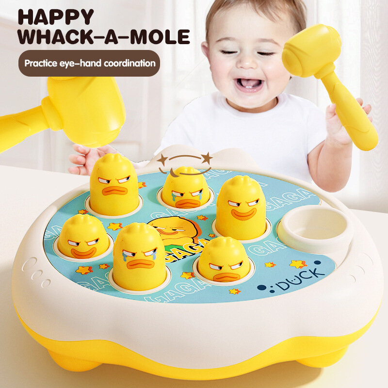 Baby Whack-A-Mole Early Educational Toy Toddler Puzzle Toys for Baby Boys 1 anno Kids Educational Game Toy Girls Boy Gifts