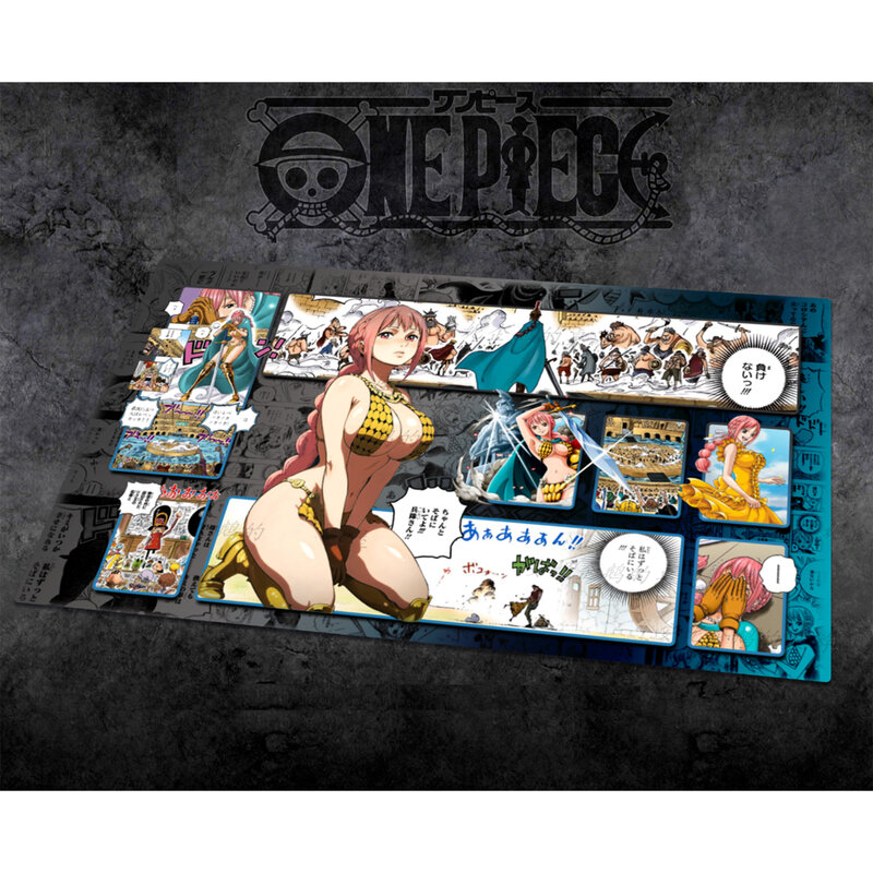 Juego de cartas de Anime OPCG de una pieza, 60x35cm, alfombra de batalla, Uta, Yamato, Rebecca, Nami, Hancock, Rebecca, Luffy, juguete de regalo