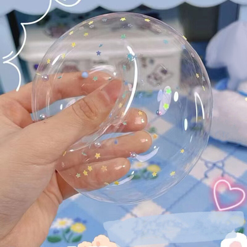 Glitter Nano Tape Blowable Bubble Tape Não-marcação Adesivo de dupla face para DIY Craft Pinch Toy Alta Pegajosa 5CM x 1M / 3CM x 1M