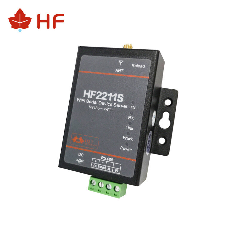 HF2211S Serial to WiFi RS485 to WiFi/Ethernet Converter Module for Industrial Automation Data Transmission  TCP IP Telnet Modbus