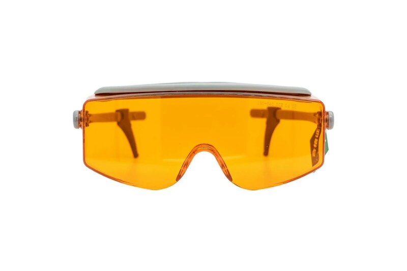 Laser Protective Glasses for Argon Laser, UV Laser, He-Ce Laser and Nd:YAG 532nm Lasers O.D 4~7 CE Wide Frame