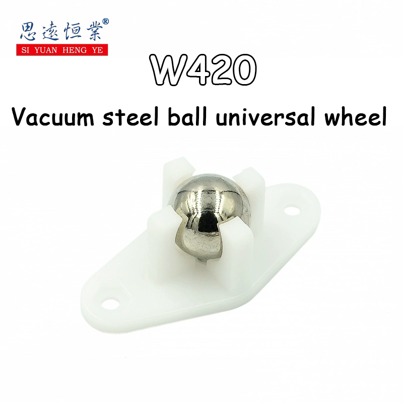 Rueda universal de bola de acero al vacío W420, chasis de coche inteligente UNO, nailon, mbot,N20