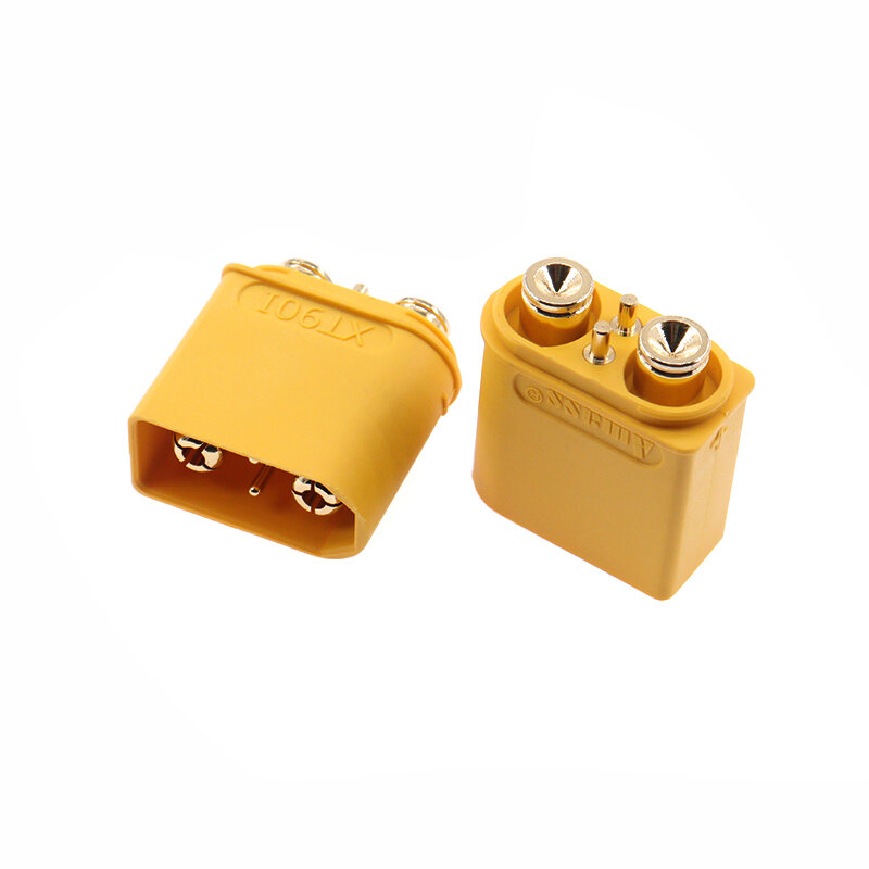 XT90IPB-M Welding Plate Type High Current Model Aircraft Battery Charging Connector with Signal Pin XT90I Male Connector