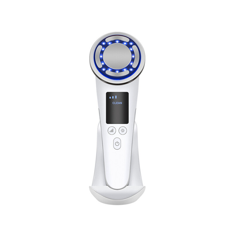 Portable Face Neck Lifting Massager LED Facial With Hot Cold  Beauty Equipment
