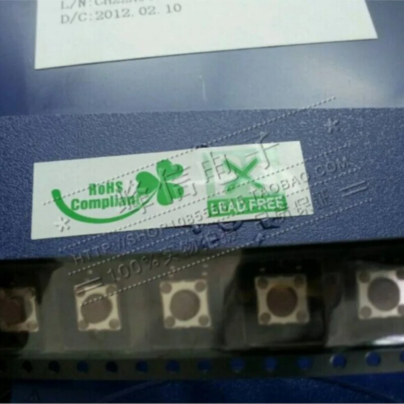 20 Buah Taiwan Kompor Induksi AC LCD Tombol Sakelar Mikro-gerakan Patch 4 Kaki Saklar Sentuh 6*6*5 Saklar