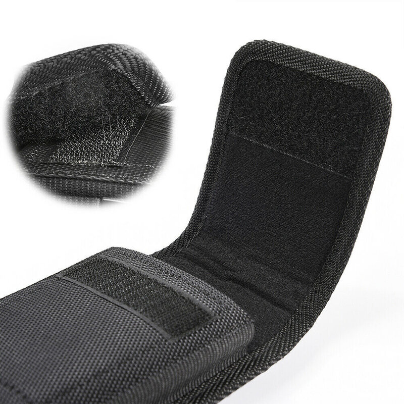 Réinitialisation de ceinture vertical en nylon pour téléphone portable, étui de transport, sac de rangement sans mousqueton